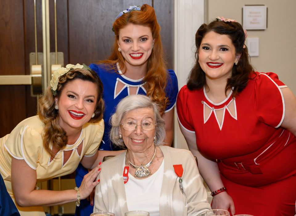 Patriots Circle | Victory Belles with Honored Member