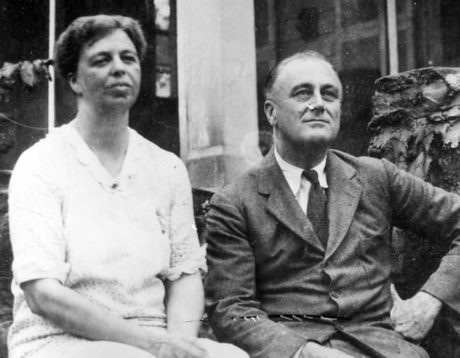 Franklin D. Roosevelt and Eleanor Roosevelt