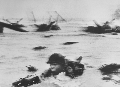 US troops’ first assault on Omaha Beach